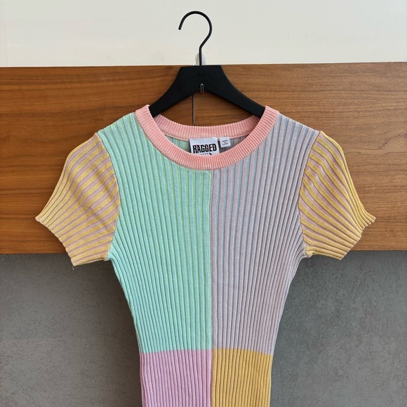 NWOT The Ragged Priest Switch Ribbed Mini Dress, Size S - Picture 6 of 15